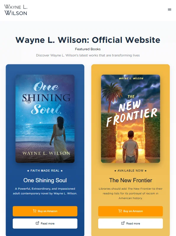 Wayne L. Wilson Order Now Section